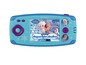 Blaue Lexibook-Spielkonsole mit Frozen-Motiv.