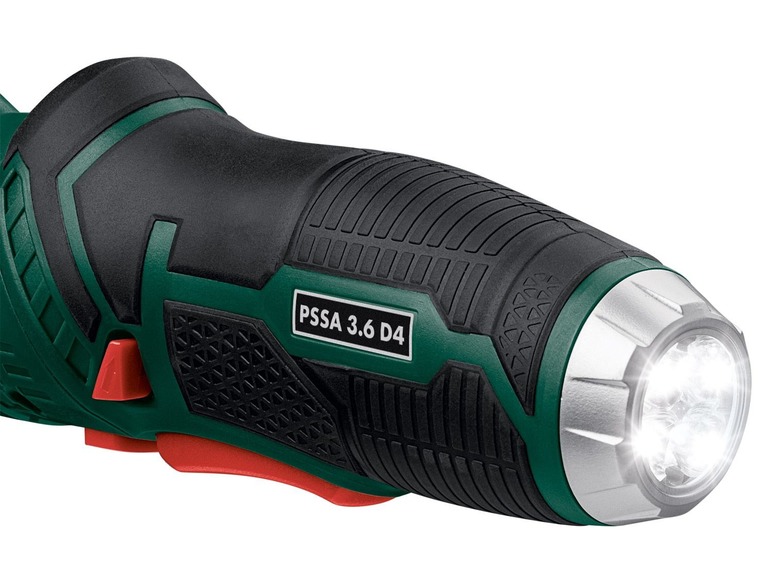 Gehe zu Vollbildansicht: PARKSIDE® Akku-Stabschrauber »PSSA 3.6 D4«, 3,6 Volt Lithium-Ionen-Akku, LED-Taschenlampe - Bild 2