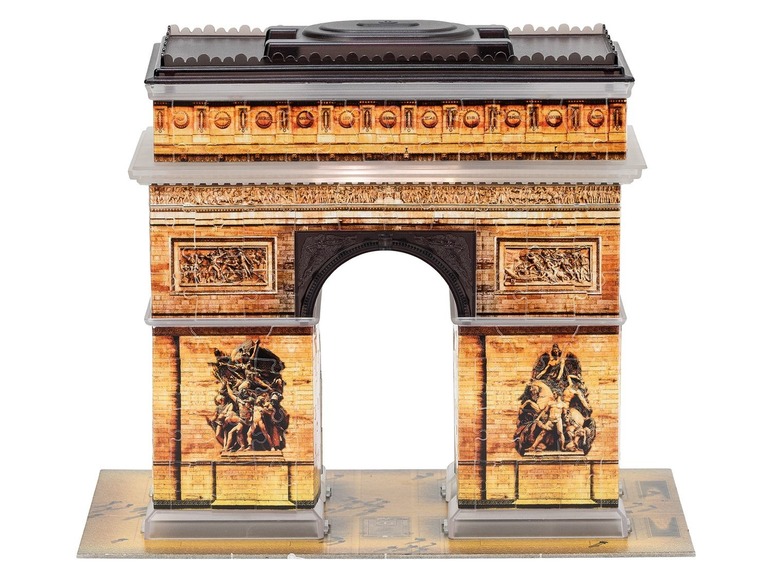 Ein 3D-Puzzle des Triumphbogens in Paris.