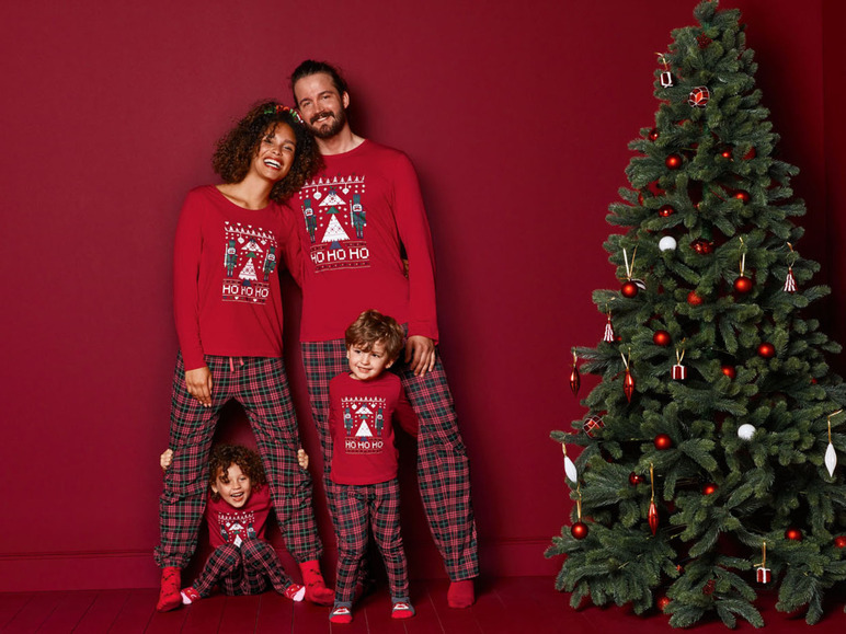 Gehe zu Vollbildansicht: esmara Damen Weihnachts-Pyjama - Bild 14
