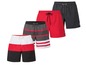 Badeshorts in verschiedenen Farben und Mustern
