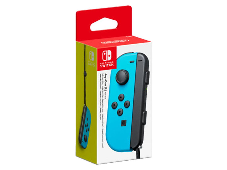 Gehe zu Vollbildansicht: Nintendo Joy-Con (L) Neon Blau - Bild 2