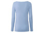 Hellblaues Langarmshirt mit Rundhalsausschnitt