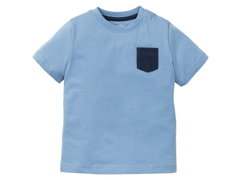 Gehe zu Vollbildansicht: LUPILU® T-Shirts Jungen, 4 Stück, weiche Single-Jersey-Qualität, hoher Bio-Baumwollanteil - Bild 3