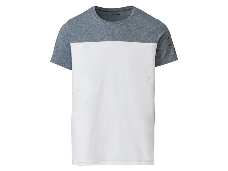 Gehe zu Vollbildansicht: LIVERGY® T-Shirt Herren, mit Baumwolle - Bild 2
