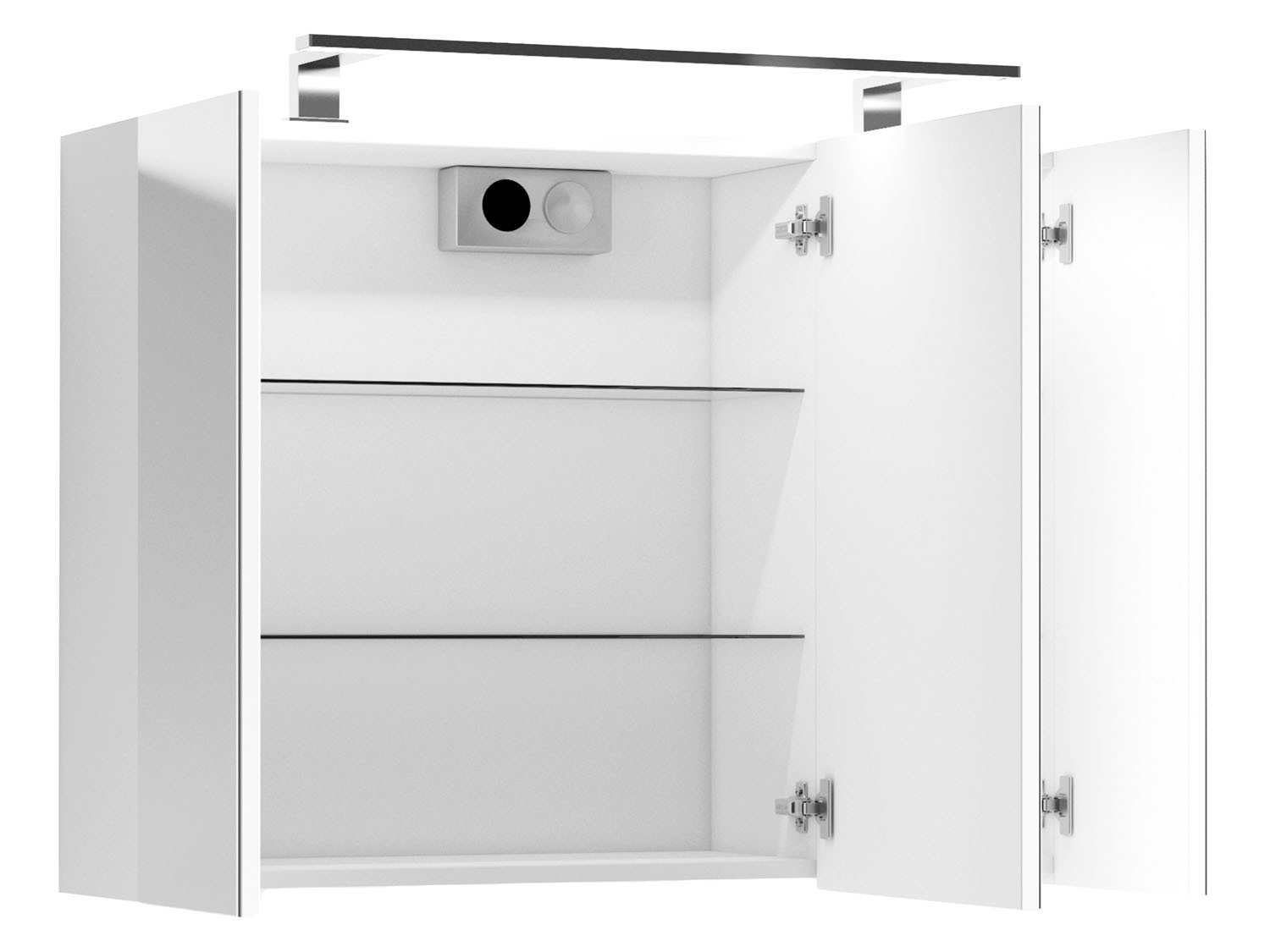 BYLIVING Spiegelschrank Spree (weiß, 80cm) – Bild 3 von 4