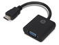 HP HDMI zu VGA Adapter mit Kabel.