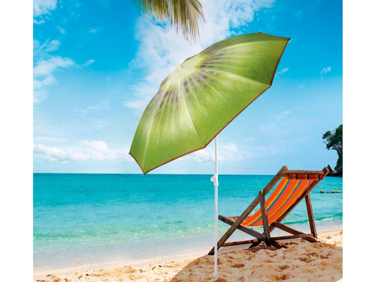 Gehe zu Vollbildansicht: FLORABEST® FLORABEST Sonnenschirm »Früchte«, 160 cm Durchmesser, UV-Schutz 50+, Knickvorrichtung - Bild 6