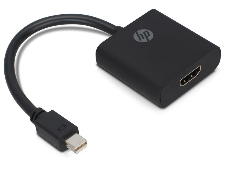Gehe zu Vollbildansicht: HP Mini DisplayPort auf HDMI™ Adapter 0,1m, schwarz - Bild 1
