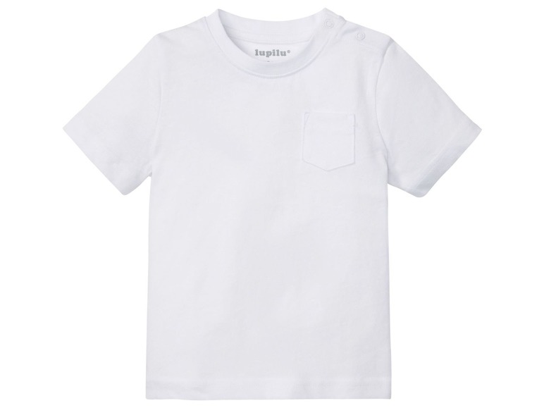 Gehe zu Vollbildansicht: LUPILU® Kleinkinder T-Shirts Jungen, 4 Stück, mit Bio-Baumwolle - Bild 12