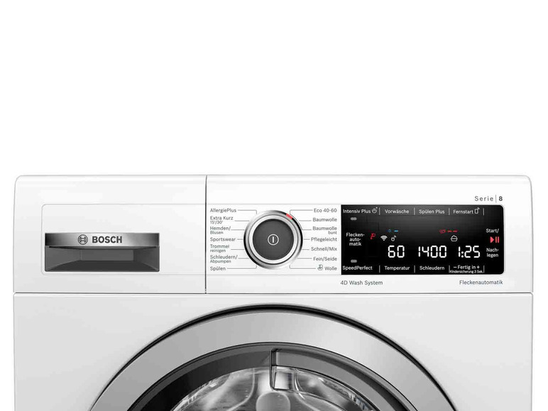 Gehe zu Vollbildansicht: BOSCH WAX28M42 Serie 8 Waschmaschine - Bild 6