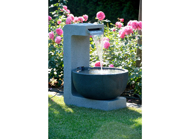 Gehe zu Vollbildansicht: dobar Großer Design-Gartenbrunnen mit runder Schale - Bild 8