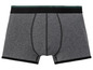 Graue Boxershorts mit schwarzem Bund