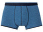 Blaue Boxershorts mit dunkelblauem Bund