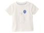 Weißes Baby-T-Shirt mit Bär und Ballon