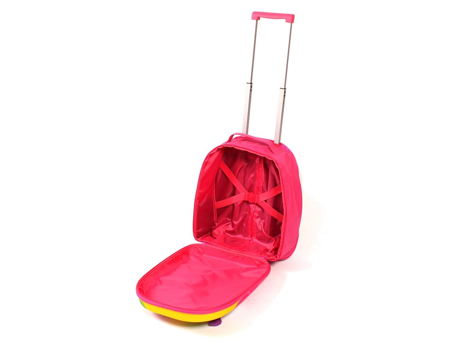 Bayer Chic Bouncie Kinder-Trolley – Regenbogen-Motiv, 46 Cm Hartschalenkoffer, 14 Liter Volumen, 1,3 Kg Leicht