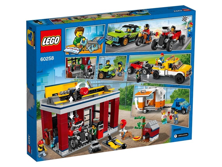 Gehe zu Vollbildansicht: LEGO® City 60258 »Tuning-Werkstatt« - Bild 2