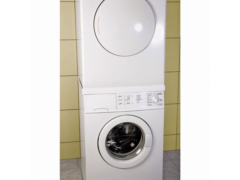 Gehe zu Vollbildansicht: Xavax Zwischenbaurahmen für Waschmaschinen, zum Befestigen des Trockners, 60 x 60 cm - Bild 5