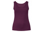 Ein dunkelviolettes Tanktop.