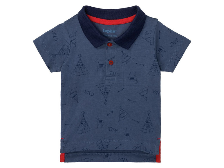 Gehe zu Vollbildansicht: lupilu® Baby Jungen Poloshirt - Bild 2