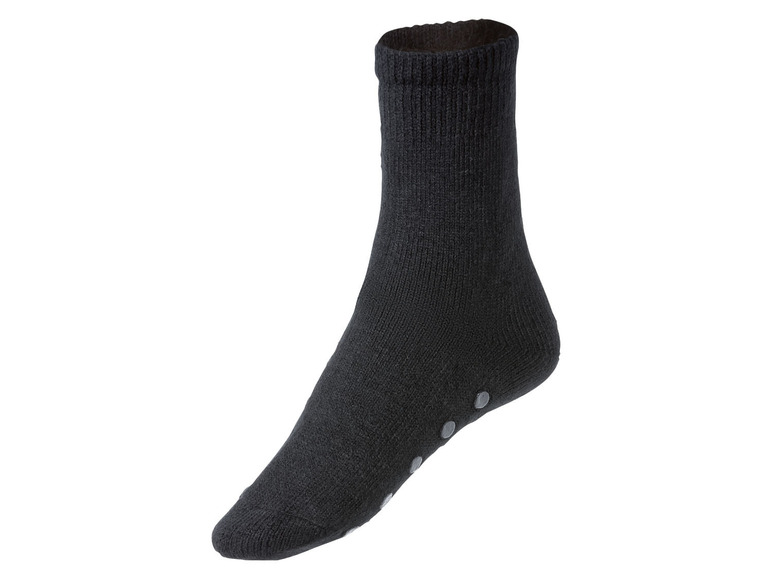 Gehe zu Vollbildansicht: esmara® Damen Thermosocken, 2 Paar, mit Anti-Rutsch-Noppen - Bild 2