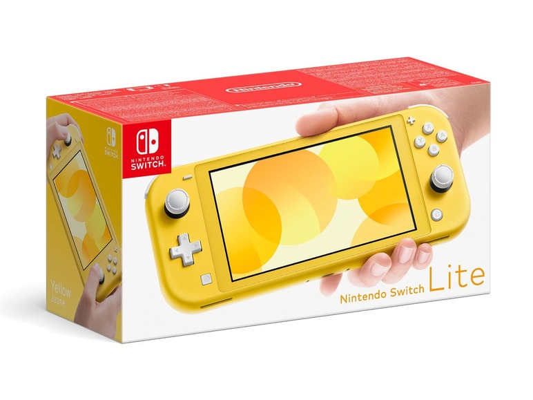 Gehe zu Vollbildansicht: Nintendo Switch Lite Konsole Gelb - Bild 1