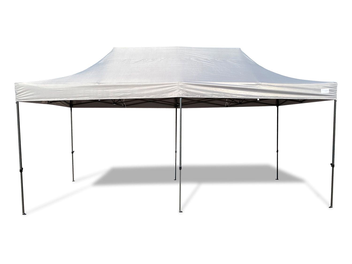 GRASEKAMP Faltpavillon Premium Line (3x6m + Seitenteile, Grau) – Bild 3 von 4
