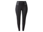 Schwarze Leggings mit hohem Bund.