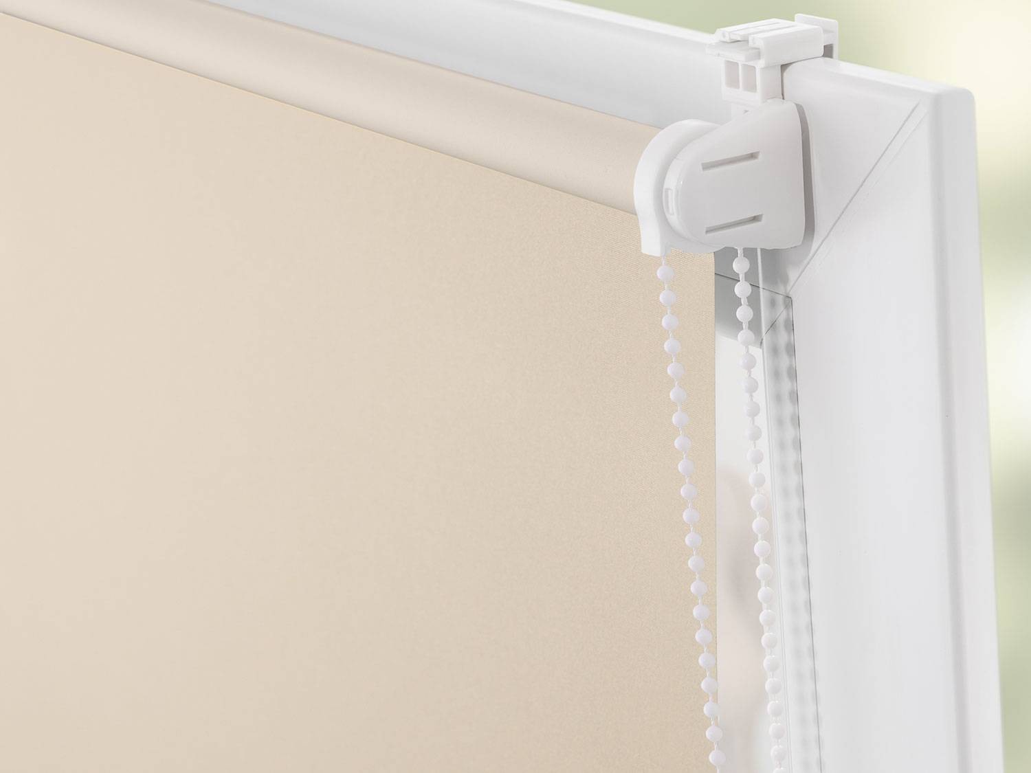 Thumbnail - Lichtblick Rollo Klemmfix, ohne Bohren, verspannt, Verdunkelung (Creme, 70 x 150 cm)