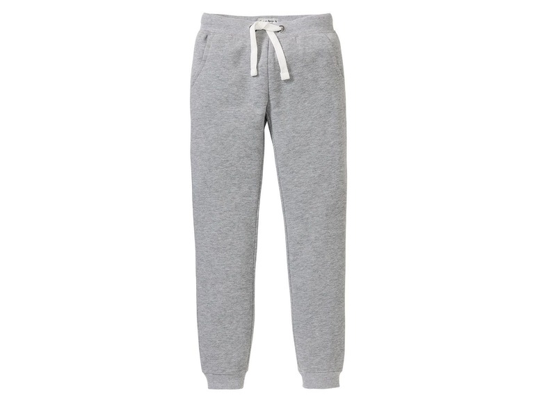 Graue Jogginghose mit weißem Kordelzug