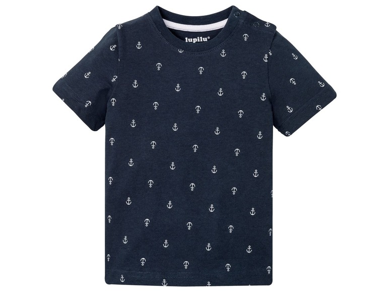 Gehe zu Vollbildansicht: LUPILU® Kleinkinder T-Shirts Jungen, 4 Stück, mit Bio-Baumwolle - Bild 9