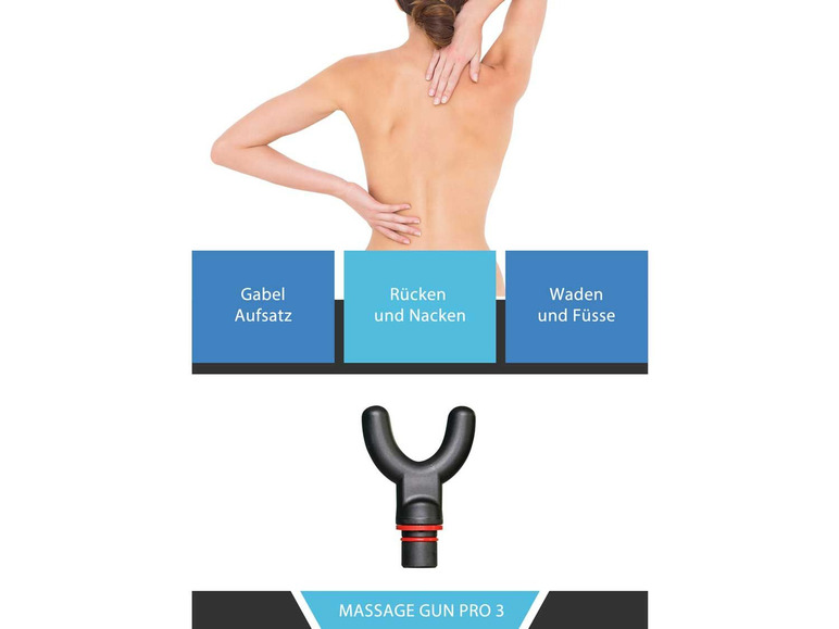Gehe zu Vollbildansicht: body coach Massage Gun Pro 3 kabellose Akku Massagepistole Vibration-Massagerät Ganzkörper - Bild 6