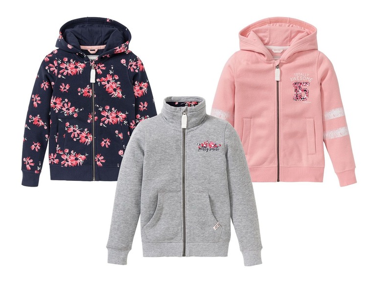 Gehe zu Vollbildansicht: pepperts!® PEPPERTS® Kinder Mädchen Sweatjacke - Bild 1