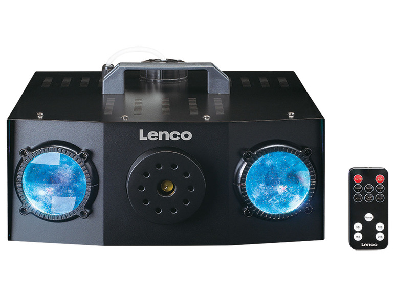 Gehe zu Vollbildansicht: Lenco Partymaschine, mit Dual-Matrix-RGB Lichtern und Nebelmaschine - Bild 2