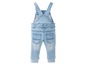 Blaue Jeans-Latzhose für Babys.