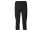Schwarze Capri-Leggings für Damen.
