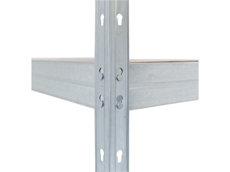 AR SHELVING Eck-Rivet Steckregal mit 4 Böden, 180x90x90x45, Stecksystem, verzinkt