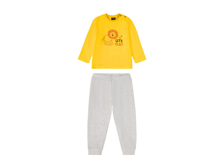 Gehe zu Vollbildansicht: lupilu Kleinkinder Jungen Pyjama Nicki, aus weicher Nicki-Qualität - Bild 27