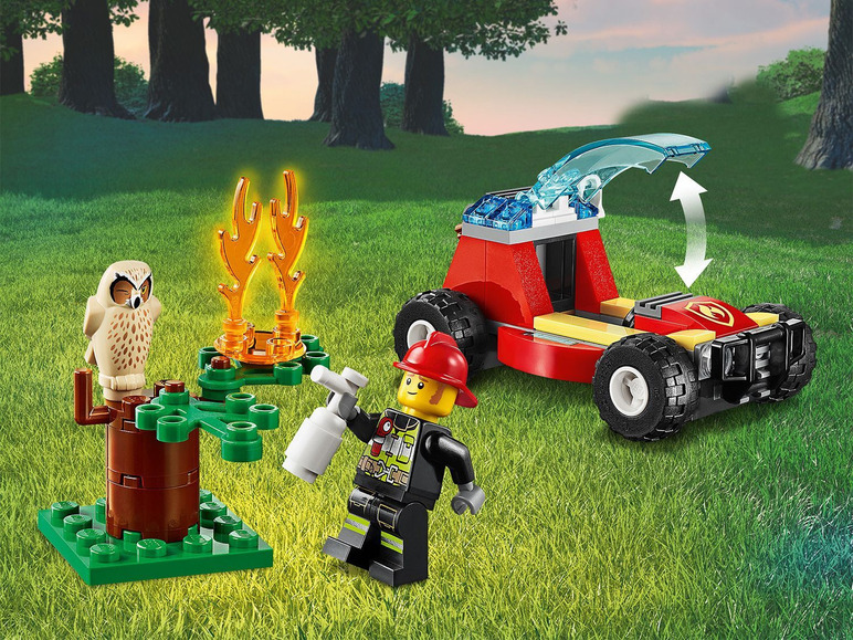 Gehe zu Vollbildansicht: LEGO® City Waldbrand »60247«, 84 Teile, mit Feuerwehrbuggy, ab 5 Jahren - Bild 6