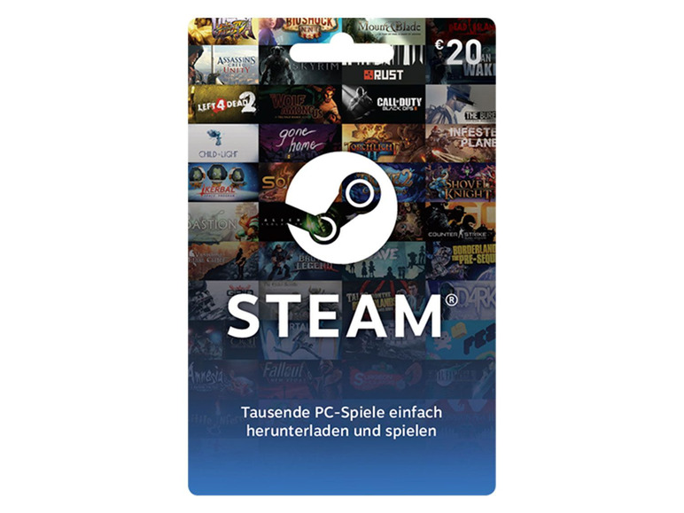 Steam Wallet Card über 20€ | Game Cards & Gaming Guthaben