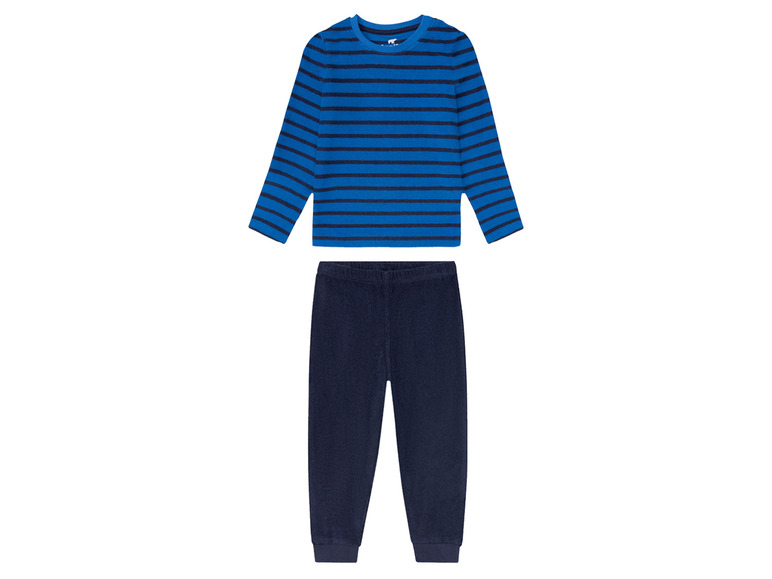 Gehe zu Vollbildansicht: lupilu® Kleinkinder Jungen Pyjama, Frotteequalität - Bild 2