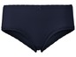 Dunkelblaue Unterhose mit Spitze.