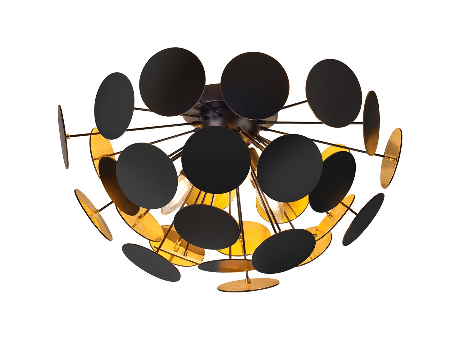 Trio Leuchte DISCALGO (Deckenleuchte, Schwarz) | 4017807330984X