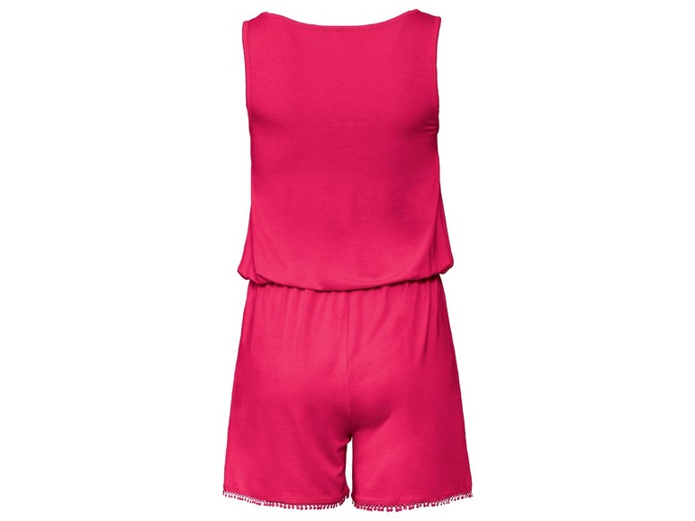 Gehe zu Vollbildansicht: ESMARA® Jumpsuit Damen, in Single-Jersey-Qualität, mit Gummizug , aus Viskose und Elasthan - Bild 4