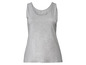 Ein graues, ärmelloses T-Shirt für Damen.