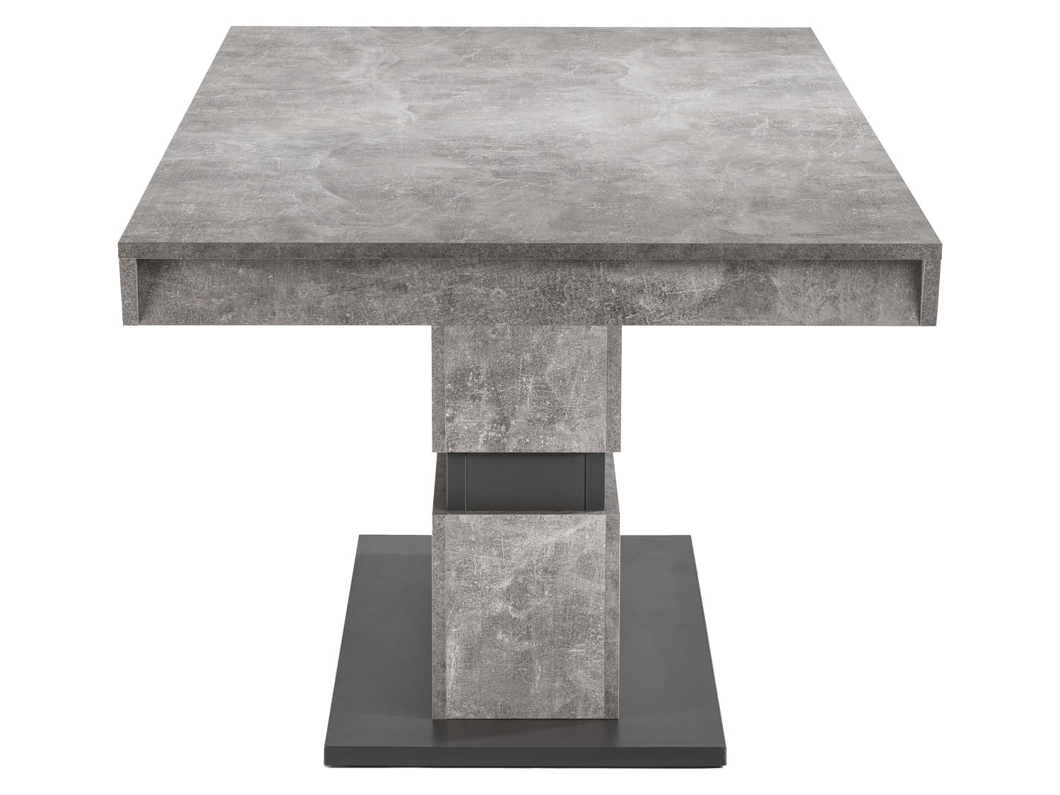 BYLIVING Esstisch Matthew (Beton, 140-195cm (ausziehbar)) – Bild 2 von 4