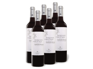 6 x 0,75-l-Flasche Weinpaket Herdade das Mouras Alentejano Selecção Privada trocken, Rotwein