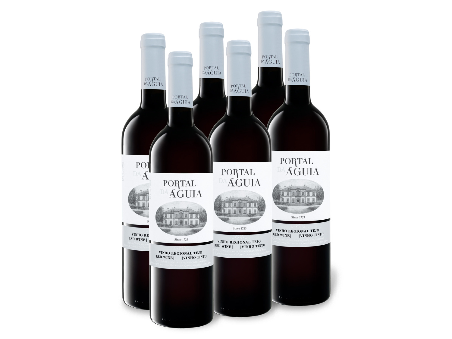 Heiß 6 Rotwein da Vinho x 75-l-Flasche trocken | Tejo Águia Regional gekauft Weinpaket Meist Mesjeuxipad Portal ZR10685 0