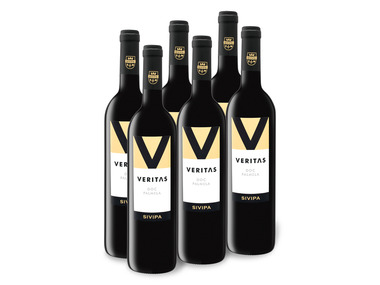 6 x 0,75-l-Flasche Weinpaket Veritas Palmela DOC trocken, Rotwein