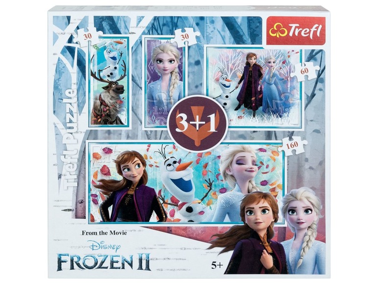 Trefl Puzzle-Set von Frozen II mit Elsa, Anna und Olaf